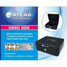 Atlas Metal Portable Cash Box  AS_CB_2502
